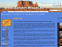 Tablet Screenshot of abfahrt-wissel.de